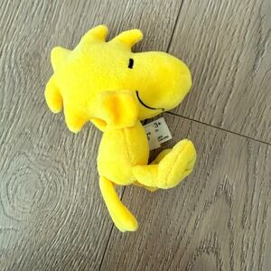 Peanuts Woodstock Plush Yellow Soft Velboa Stuffed Animal Kids 6"